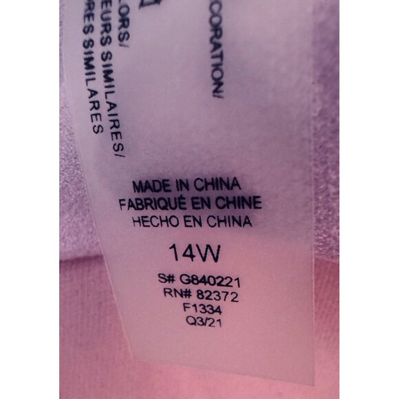 2/$30 NWT Raisins Curve Size 14 Floral Tankini Top Plus Black Pink Blue - Picture 4 of 16